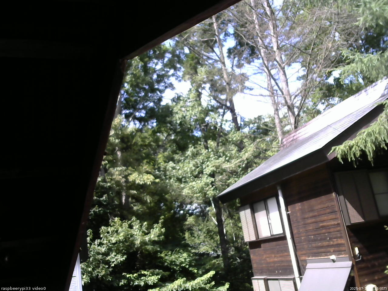 長野県菅平高原 ゆたか山荘 北側 2025/07/19 14:15