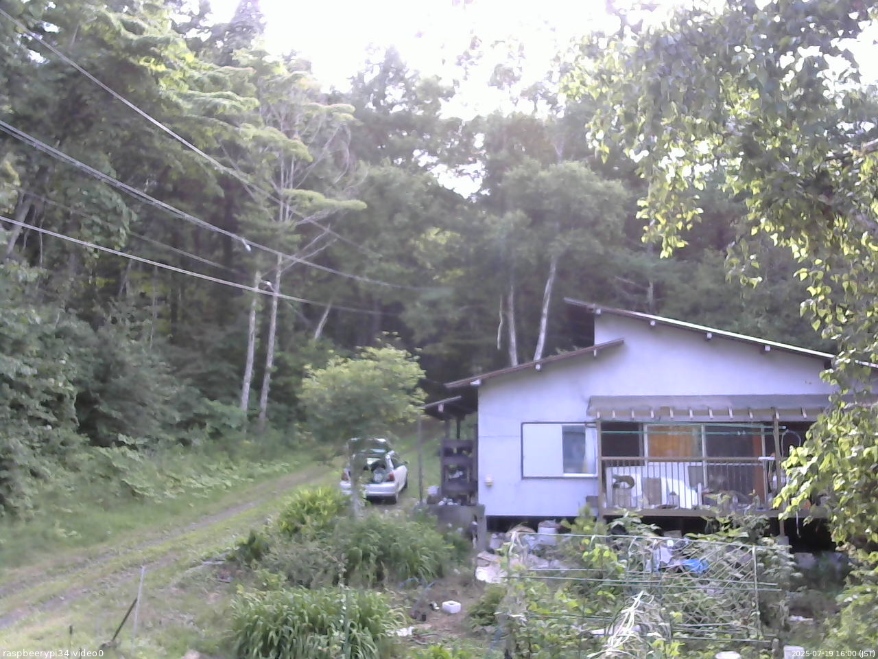 長野県菅平高原 ゆたか山荘 西側(坂上) 2025/07/19 16:00