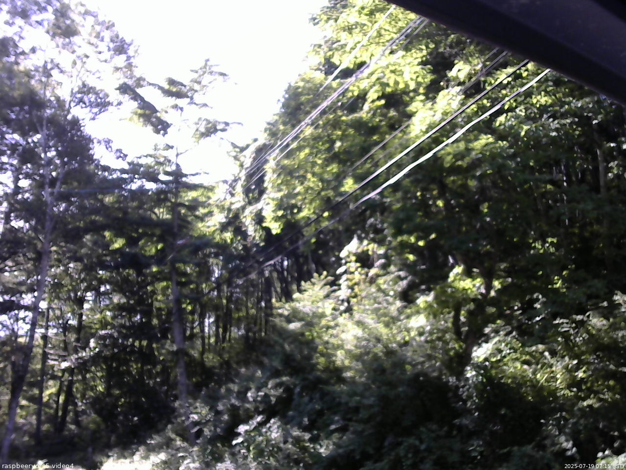 長野県菅平高原 ゆたか山荘 東側上空 2025/07/19 07:15