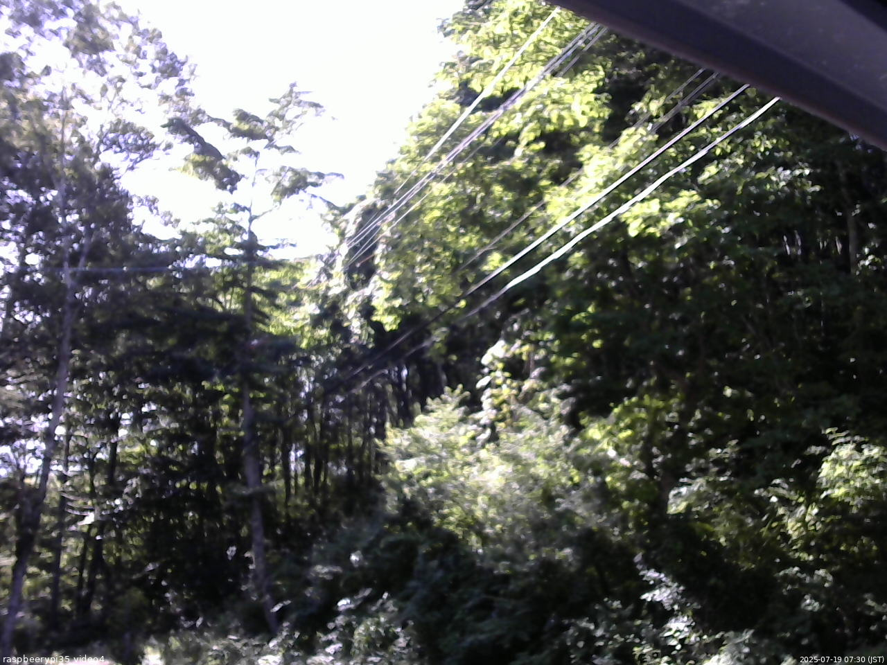 長野県菅平高原 ゆたか山荘 東側上空 2025/07/19 07:30