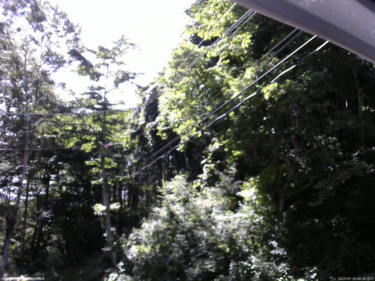 長野県菅平高原 ゆたか山荘 東側上空 2025/07/19 08:30