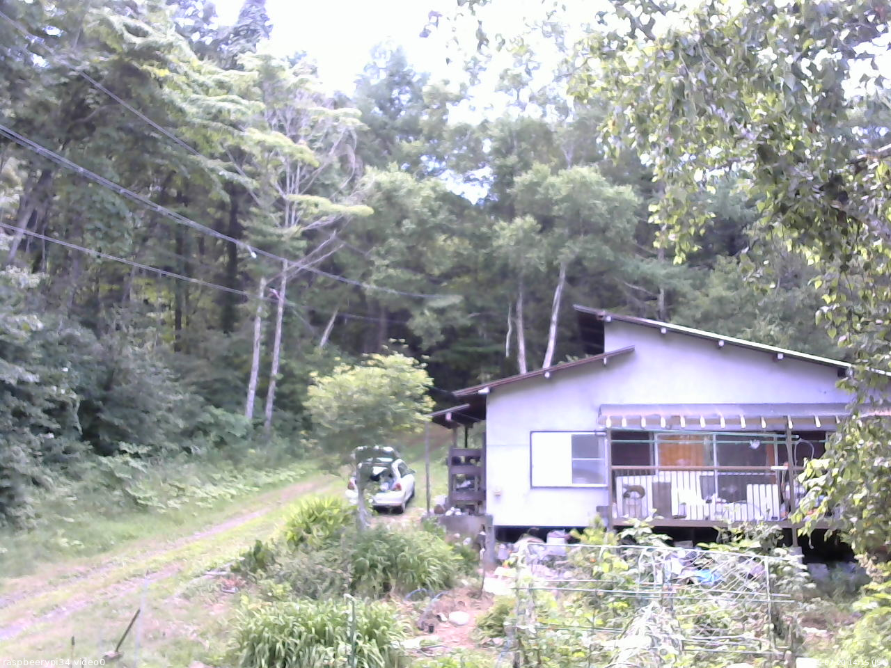 長野県菅平高原 ゆたか山荘 西側(坂上) 2025/07/20 14:15