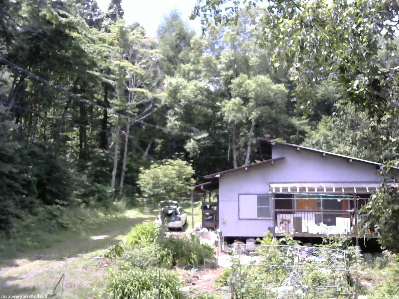 長野県菅平高原 ゆたか山荘 西側(坂上) 2025/07/21 11:30