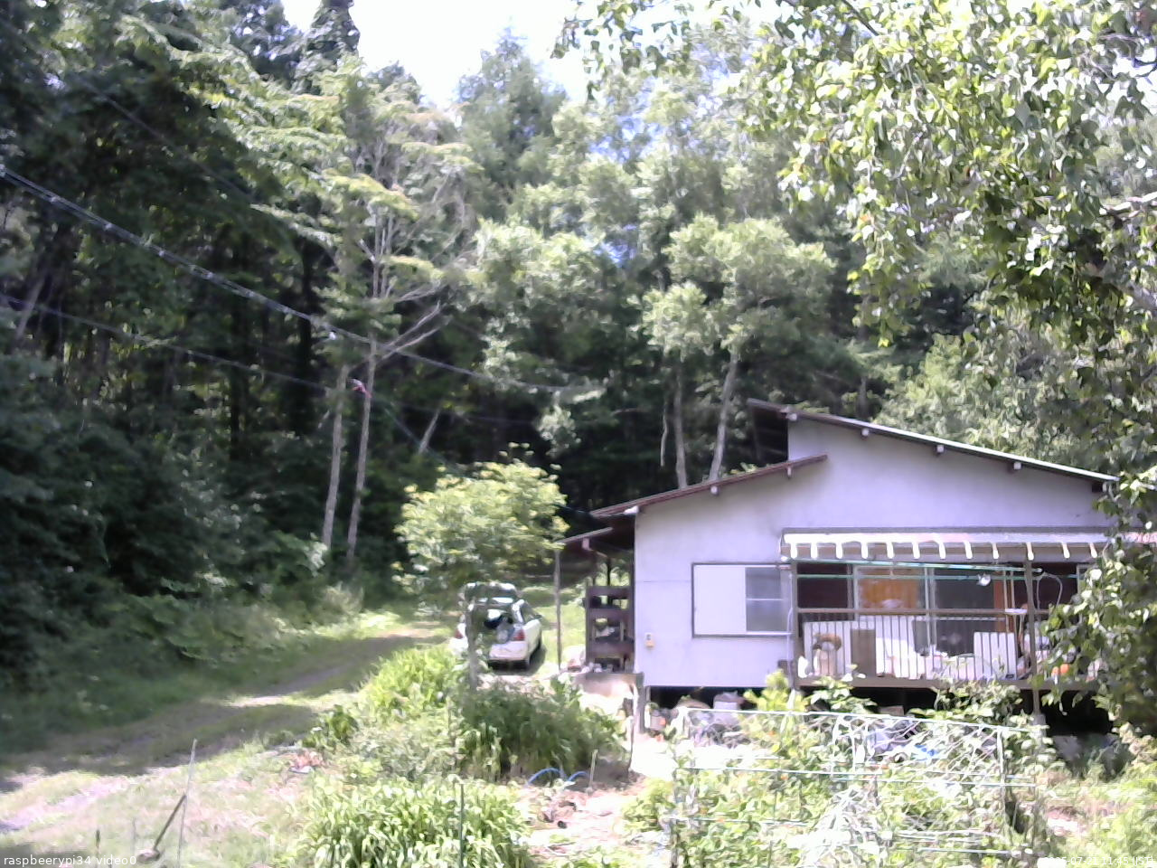 長野県菅平高原 ゆたか山荘 西側(坂上) 2025/07/21 11:45
