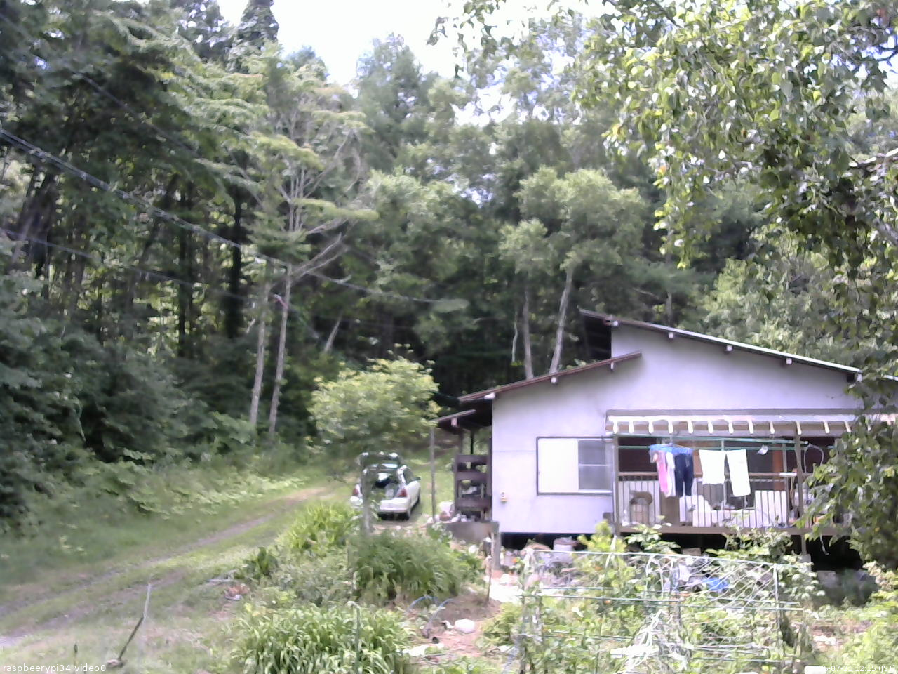 長野県菅平高原 ゆたか山荘 西側(坂上) 2025/07/21 12:15