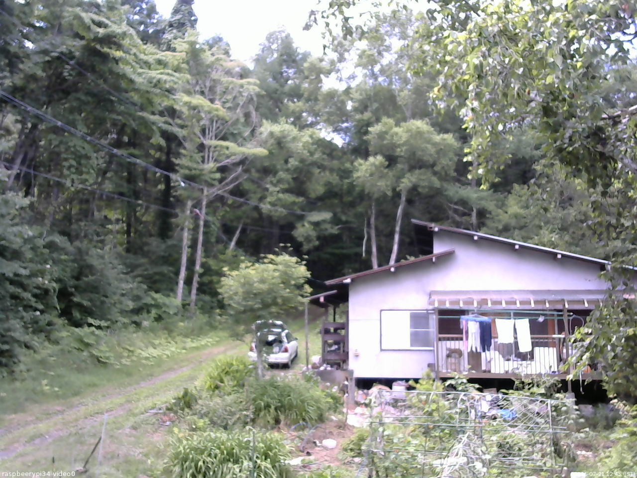 長野県菅平高原 ゆたか山荘 西側(坂上) 2025/07/21 12:45