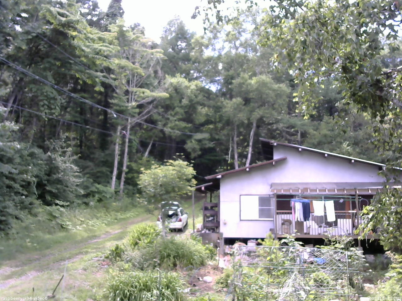 長野県菅平高原 ゆたか山荘 西側(坂上) 2025/07/21 14:00