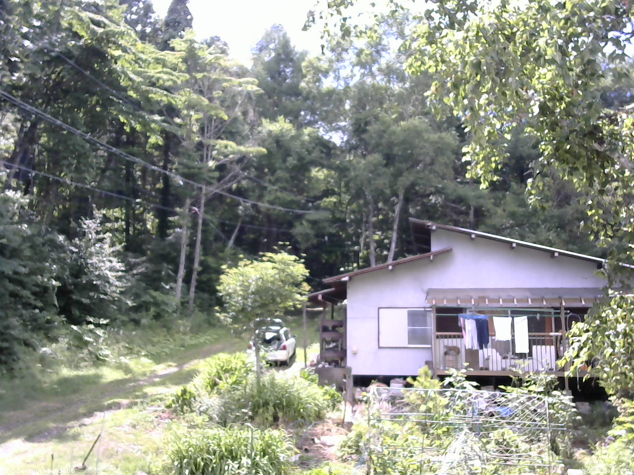 長野県菅平高原 ゆたか山荘 西側(坂上) 2025/07/21 14:15