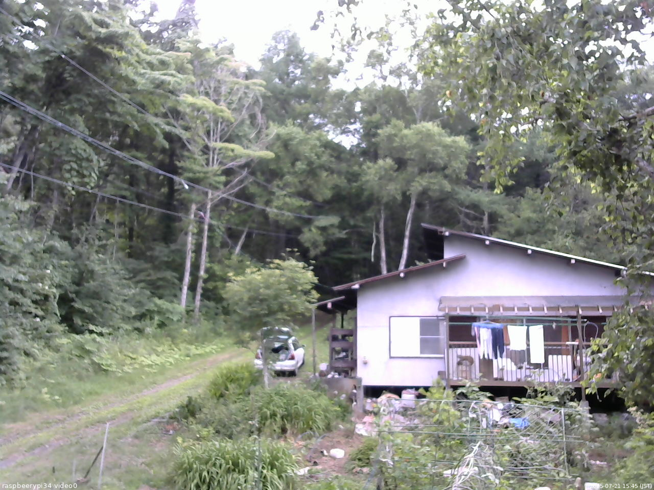 長野県菅平高原 ゆたか山荘 西側(坂上) 2025/07/21 15:45