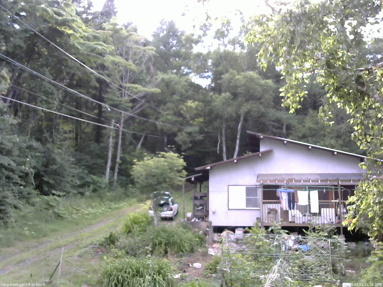 長野県菅平高原 ゆたか山荘 西側(坂上) 2025/07/21 16:15