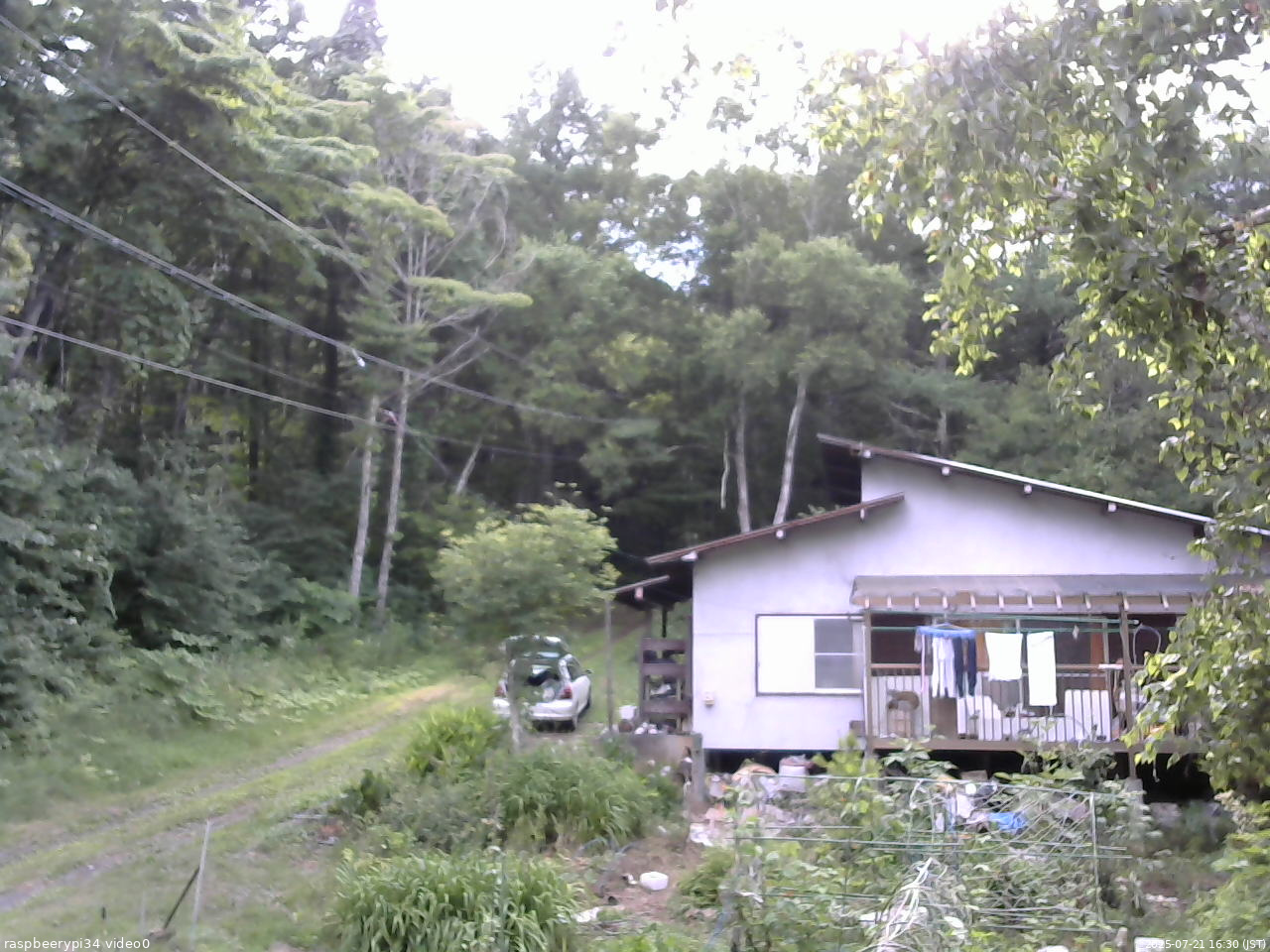 長野県菅平高原 ゆたか山荘 西側(坂上) 2025/07/21 16:30