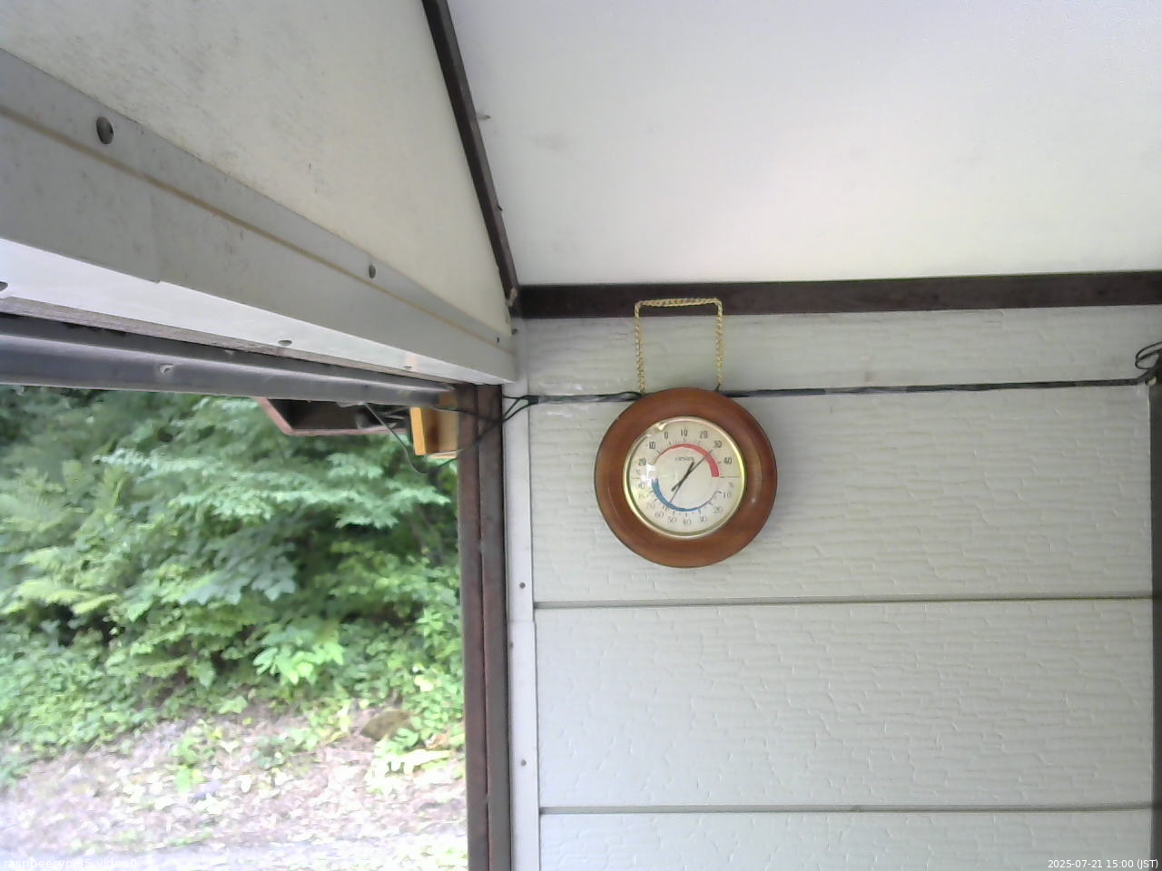 長野県菅平高原 ゆたか山荘 温度計 2025/07/21 15:00