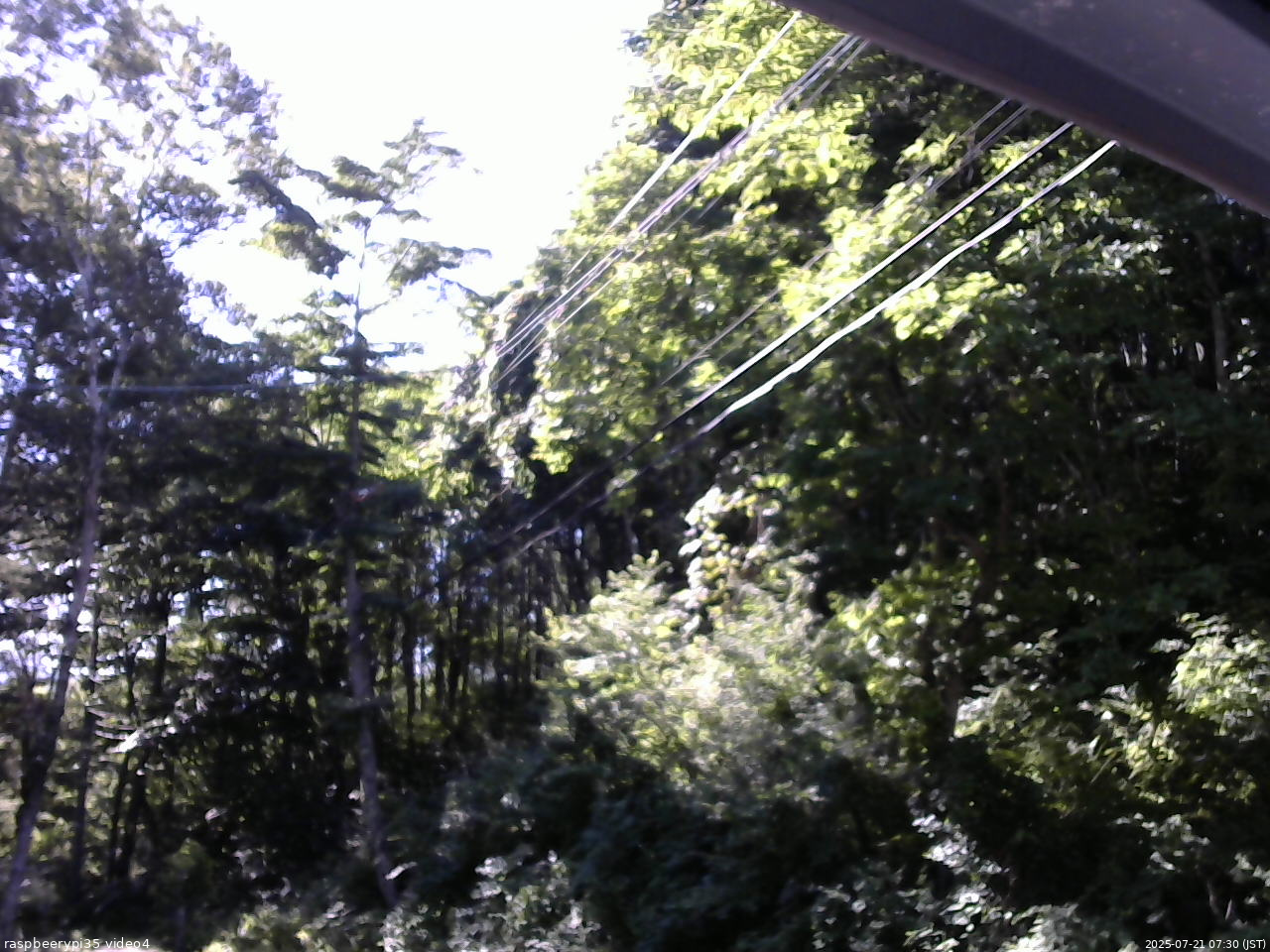 長野県菅平高原 ゆたか山荘 東側上空 2025/07/21 07:30