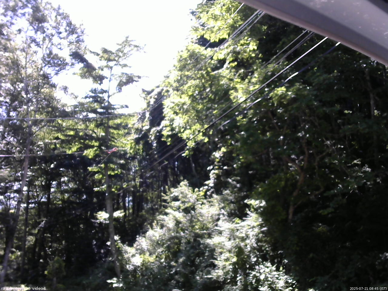 長野県菅平高原 ゆたか山荘 東側上空 2025/07/21 08:45