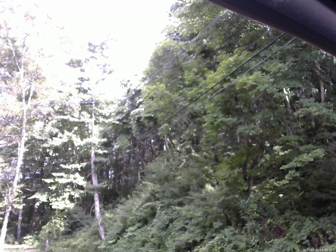 長野県菅平高原 ゆたか山荘 東側上空 2025/07/21 14:45