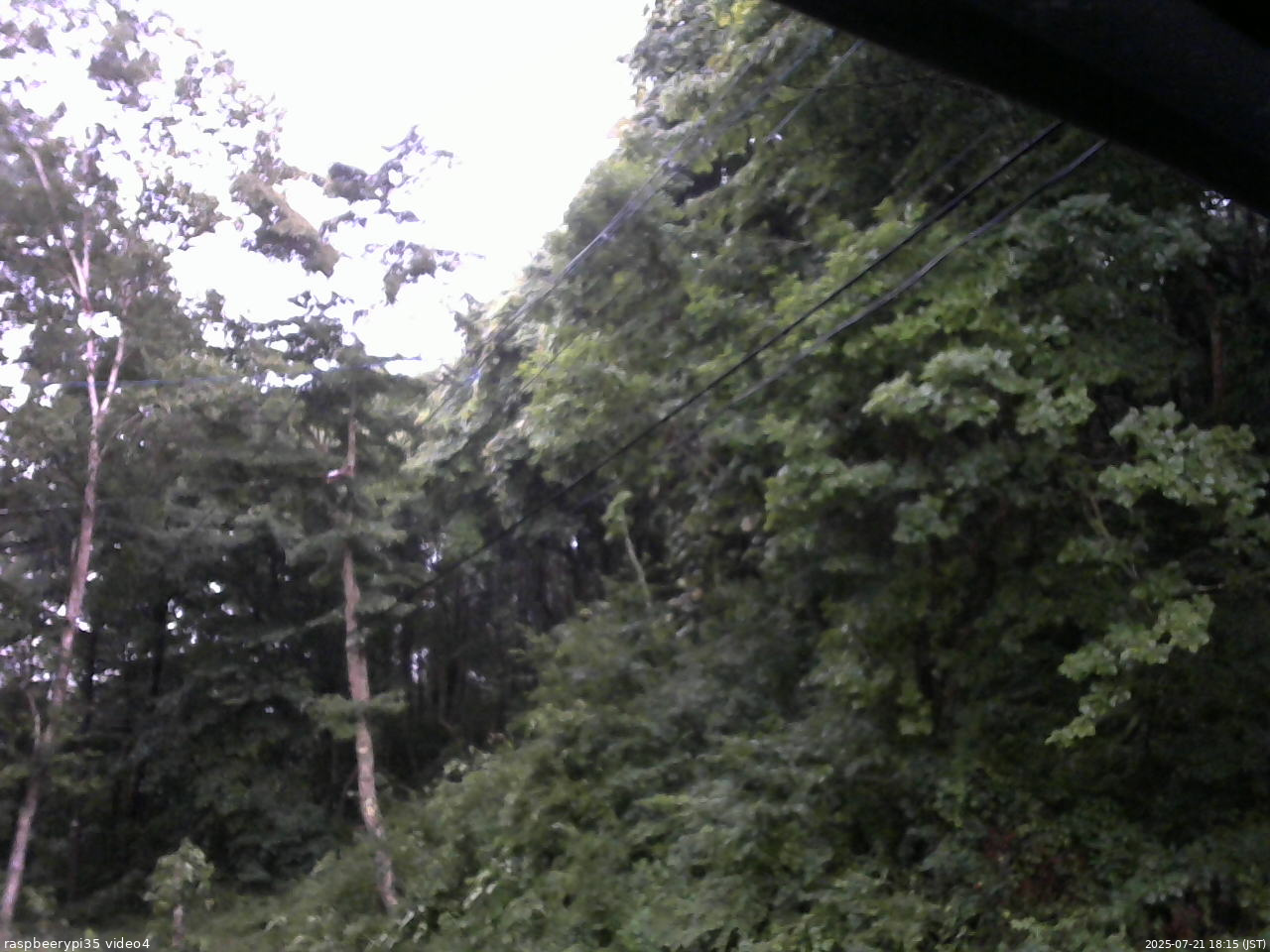 長野県菅平高原 ゆたか山荘 東側上空 2025/07/21 18:15