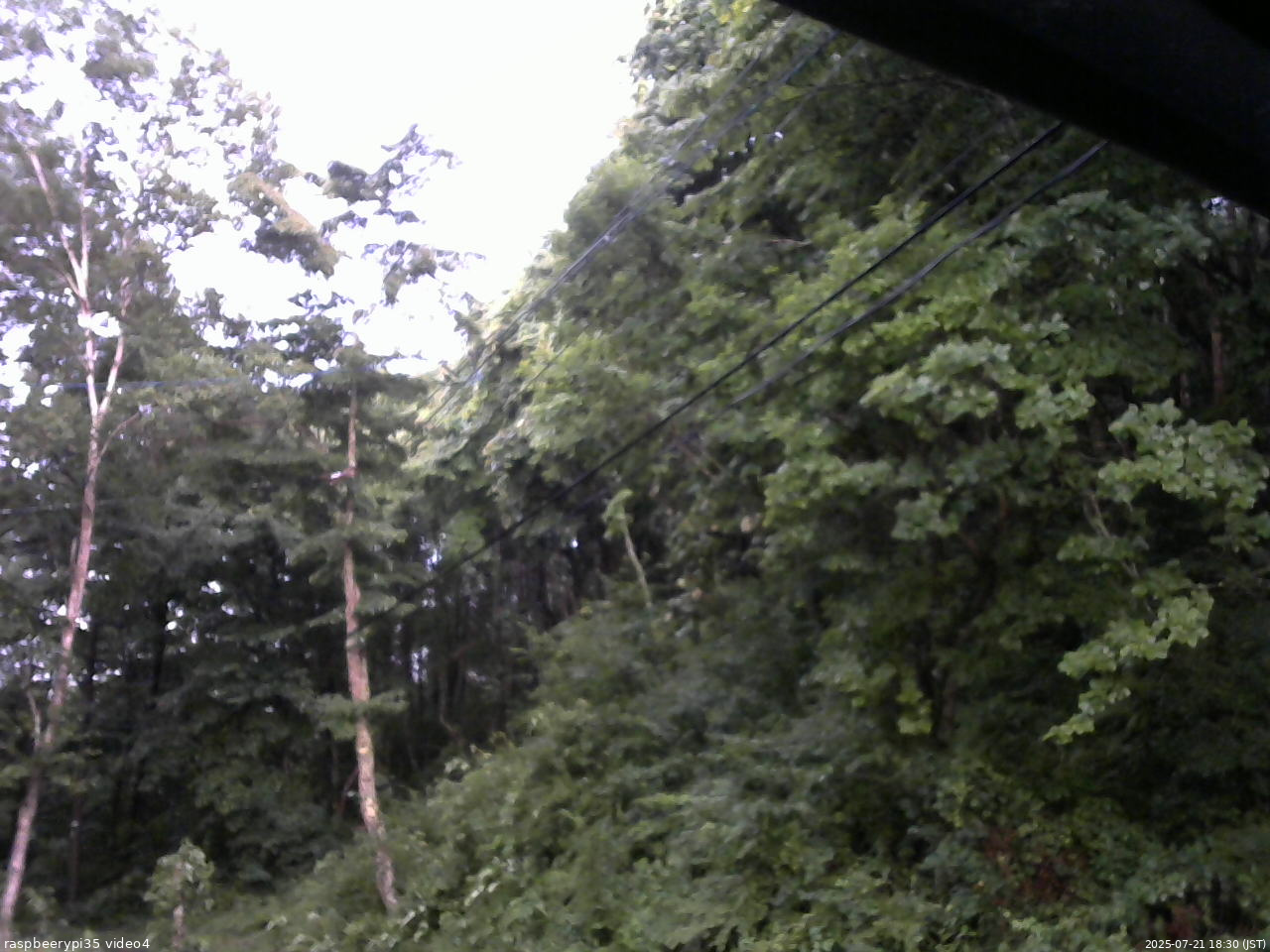 長野県菅平高原 ゆたか山荘 東側上空 2025/07/21 18:30