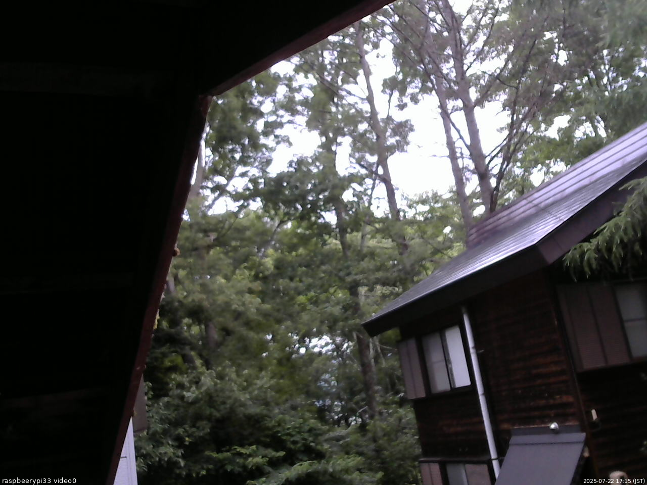 長野県菅平高原 ゆたか山荘 北側 2025/07/22 17:15