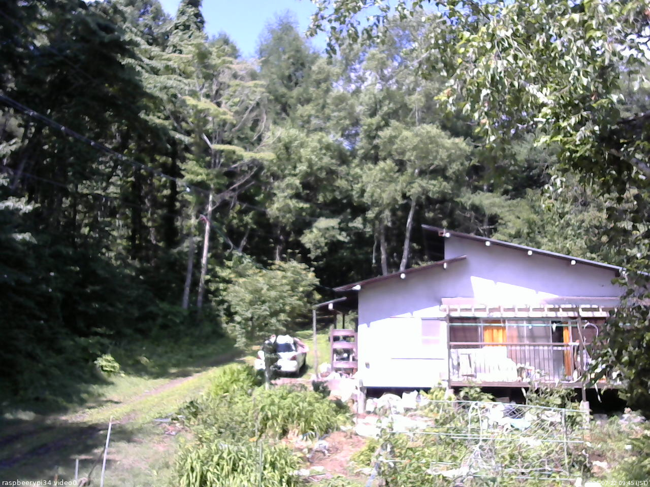 長野県菅平高原 ゆたか山荘 西側(坂上) 2025/07/22 09:45