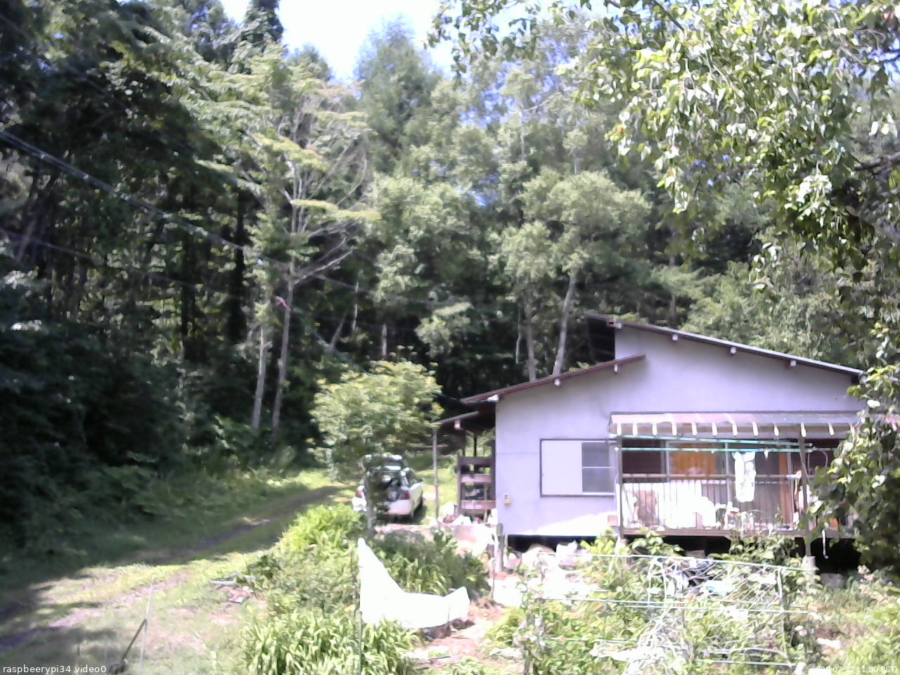 長野県菅平高原 ゆたか山荘 西側(坂上) 2025/07/22 11:00