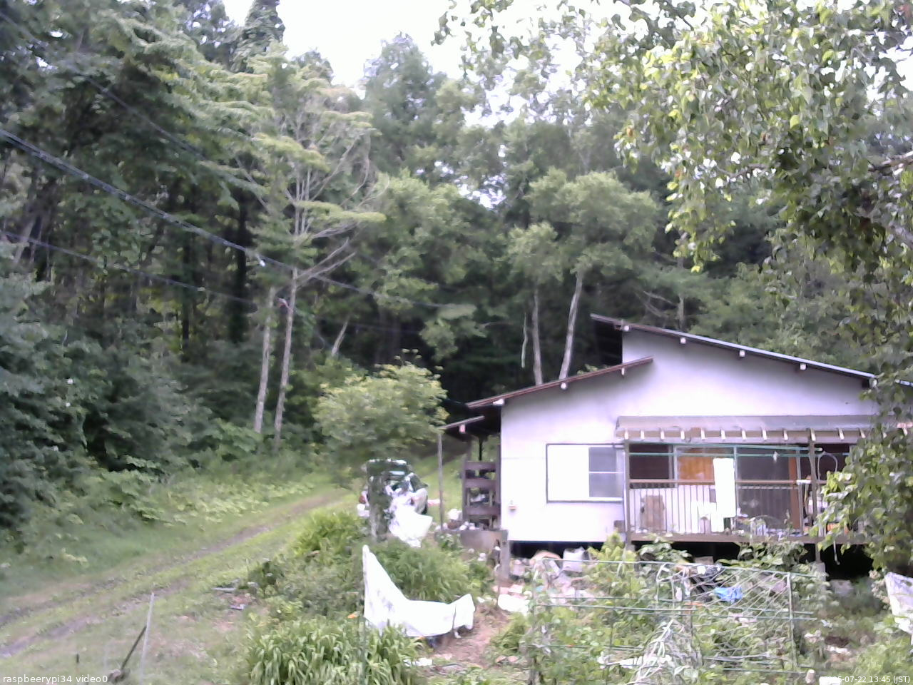 長野県菅平高原 ゆたか山荘 西側(坂上) 2025/07/22 13:45