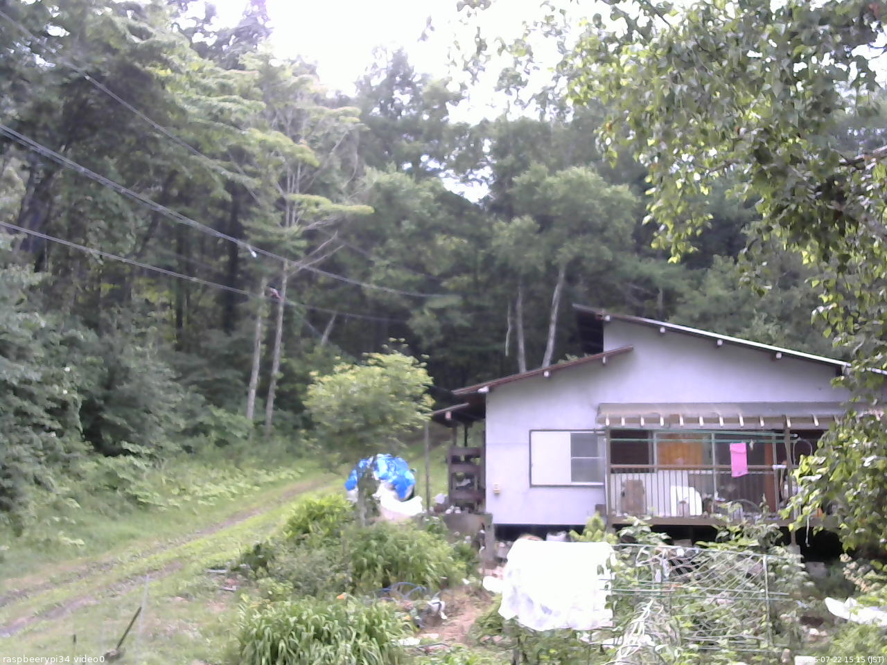 長野県菅平高原 ゆたか山荘 西側(坂上) 2025/07/22 15:15