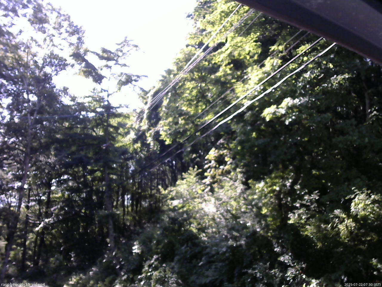 長野県菅平高原 ゆたか山荘 東側上空 2025/07/22 07:30