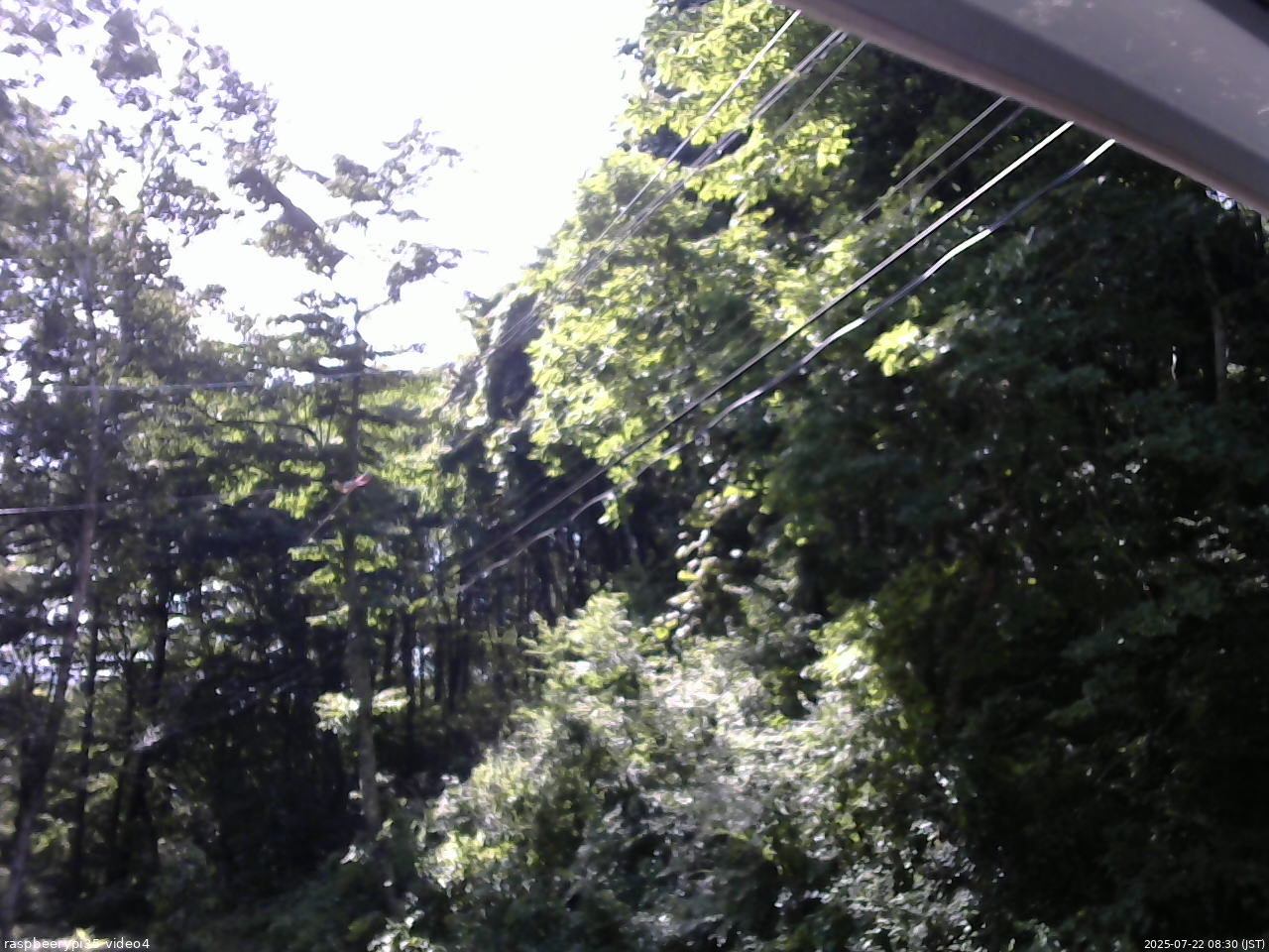 長野県菅平高原 ゆたか山荘 東側上空 2025/07/22 08:30