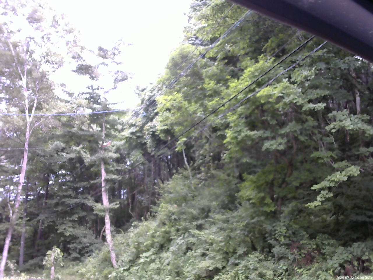 長野県菅平高原 ゆたか山荘 東側上空 2025/07/22 16:00
