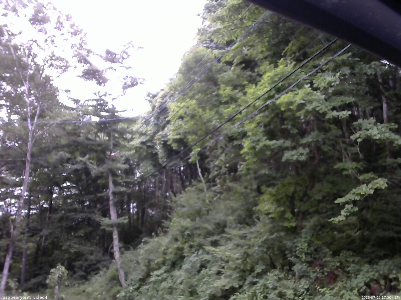 長野県菅平高原 ゆたか山荘 東側上空 2025/07/22 17:30