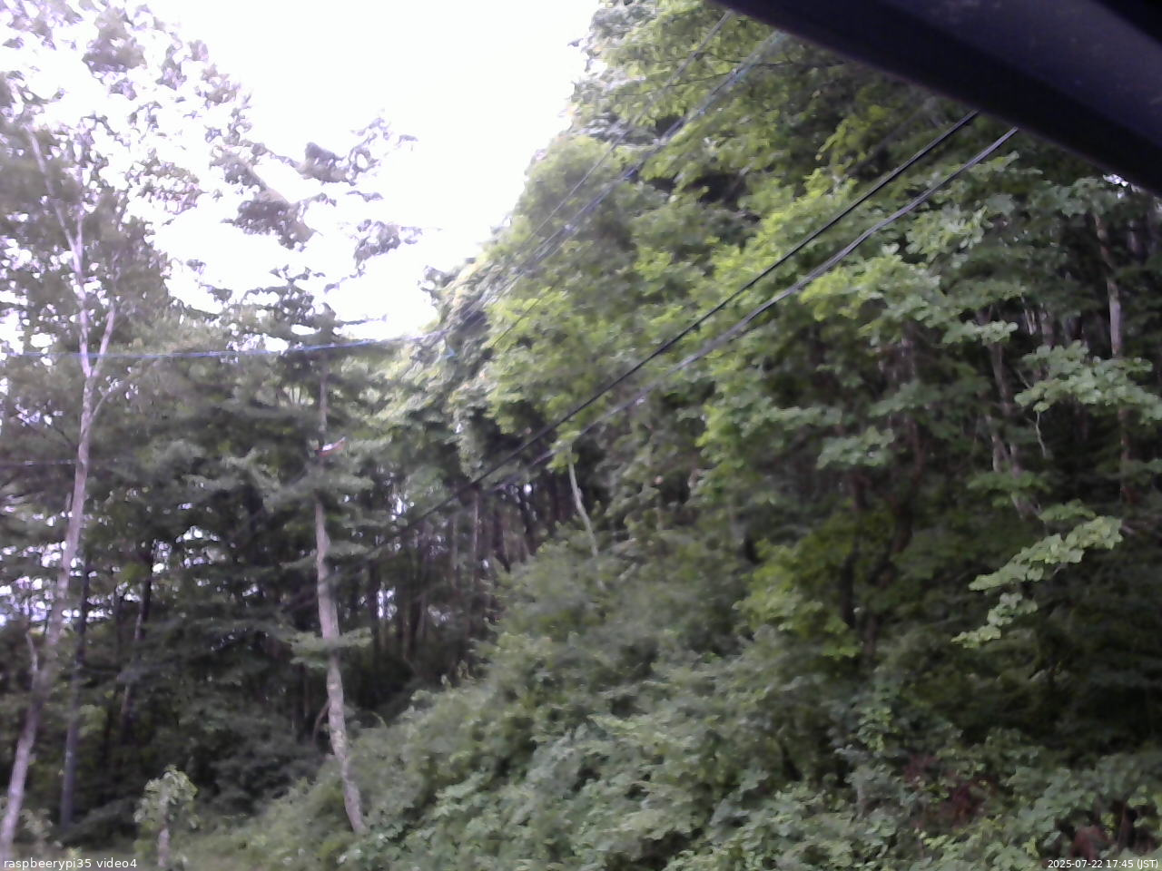 長野県菅平高原 ゆたか山荘 東側上空 2025/07/22 17:45