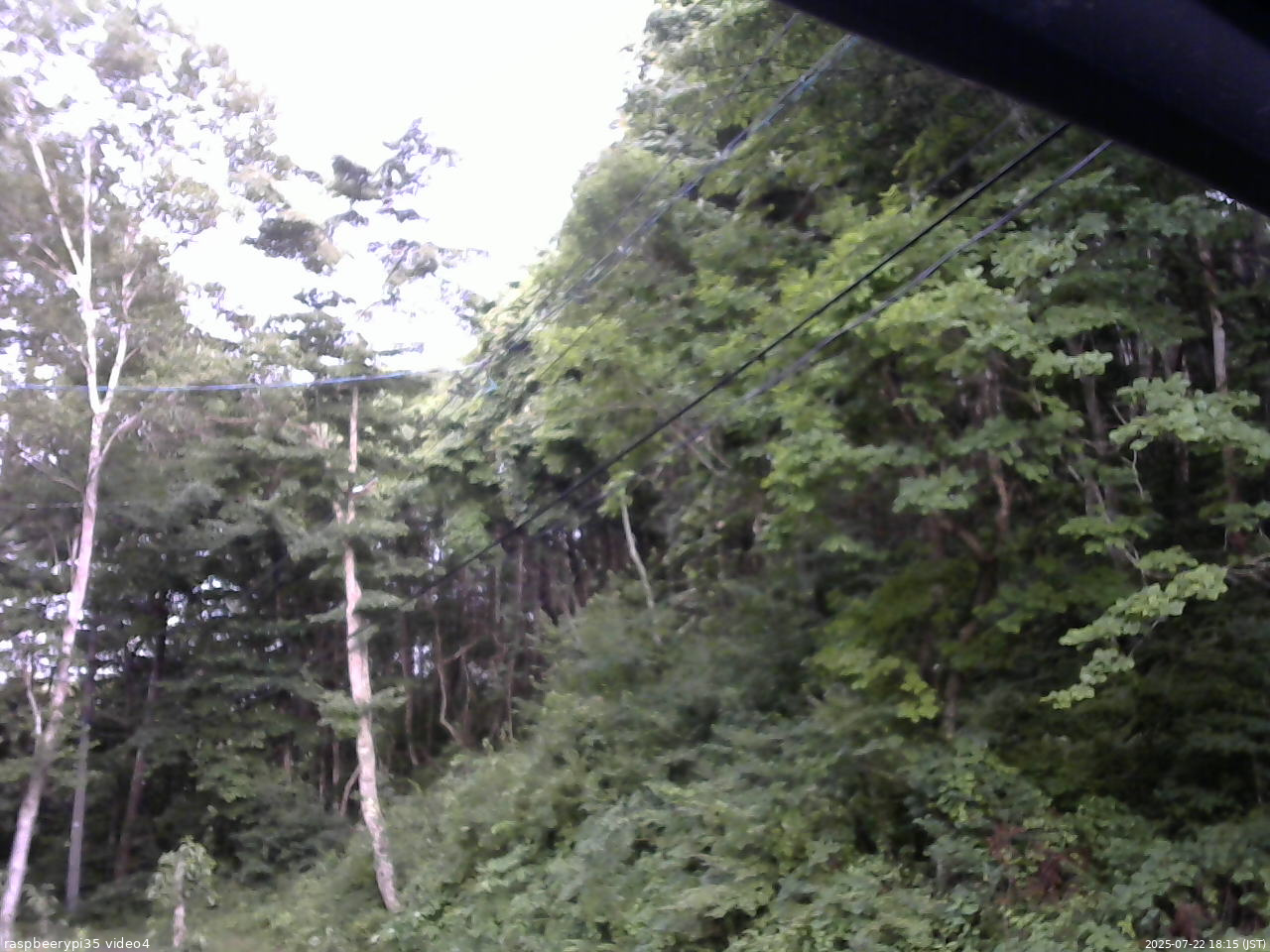 長野県菅平高原 ゆたか山荘 東側上空 2025/07/22 18:15