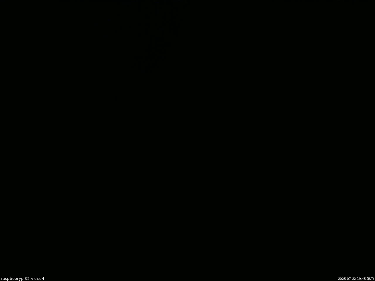 長野県菅平高原 ゆたか山荘 東側上空 2025/07/22 19:45