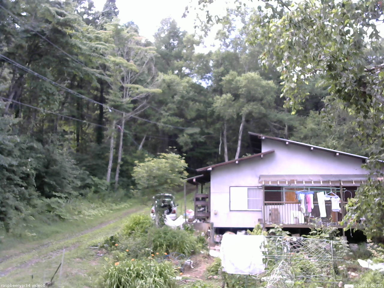 長野県菅平高原 ゆたか山荘 西側(坂上) 2025/07/23 13:30
