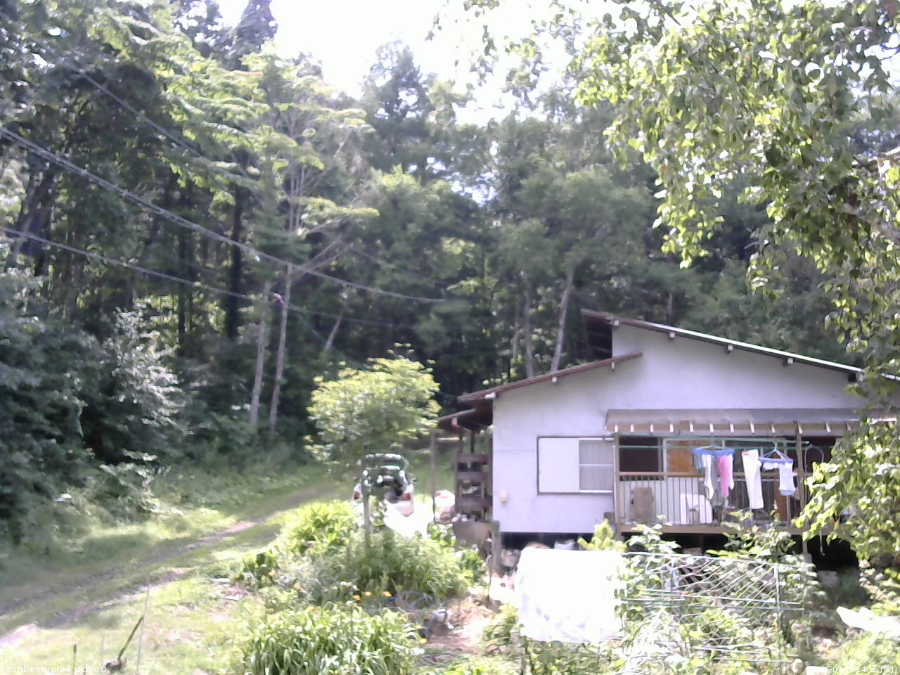 長野県菅平高原 ゆたか山荘 西側(坂上) 2025/07/23 14:15