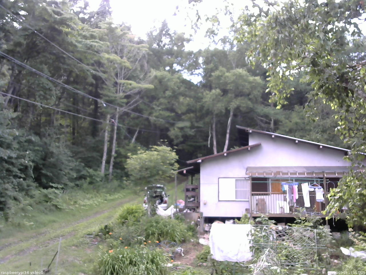 長野県菅平高原 ゆたか山荘 西側(坂上) 2025/07/23 15:15