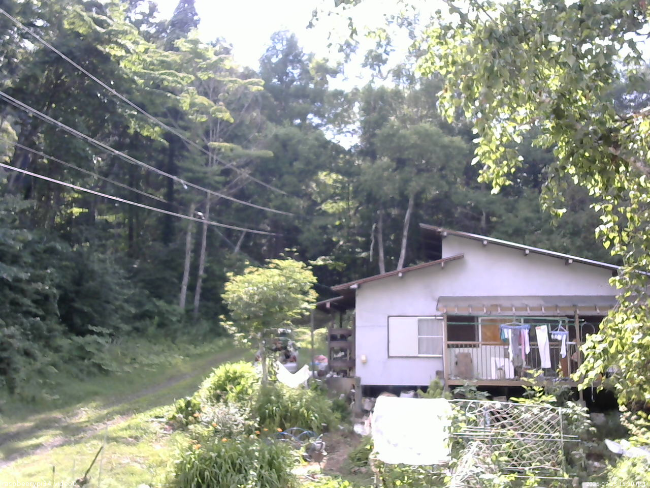 長野県菅平高原 ゆたか山荘 西側(坂上) 2025/07/23 15:30