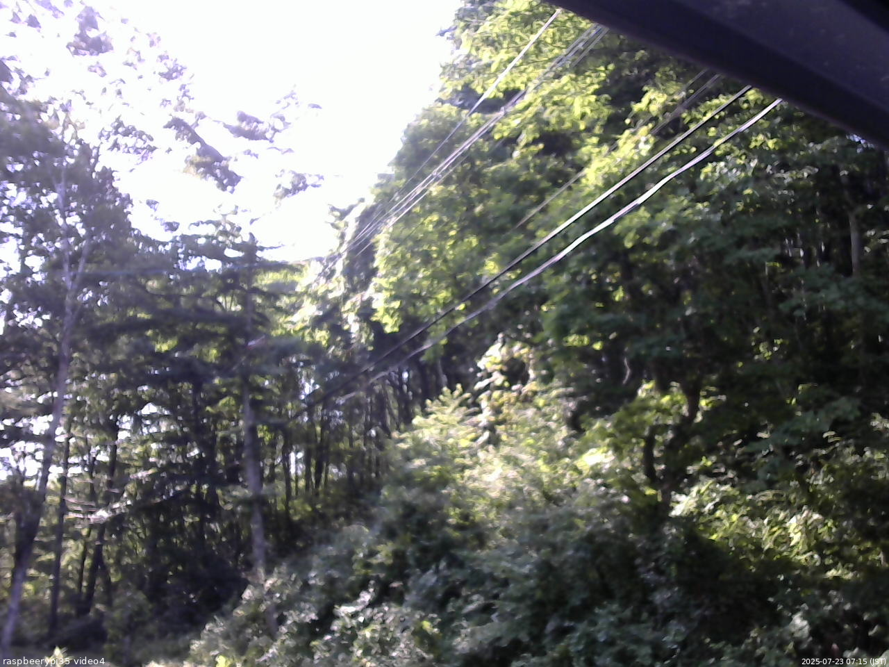 長野県菅平高原 ゆたか山荘 東側上空 2025/07/23 07:15