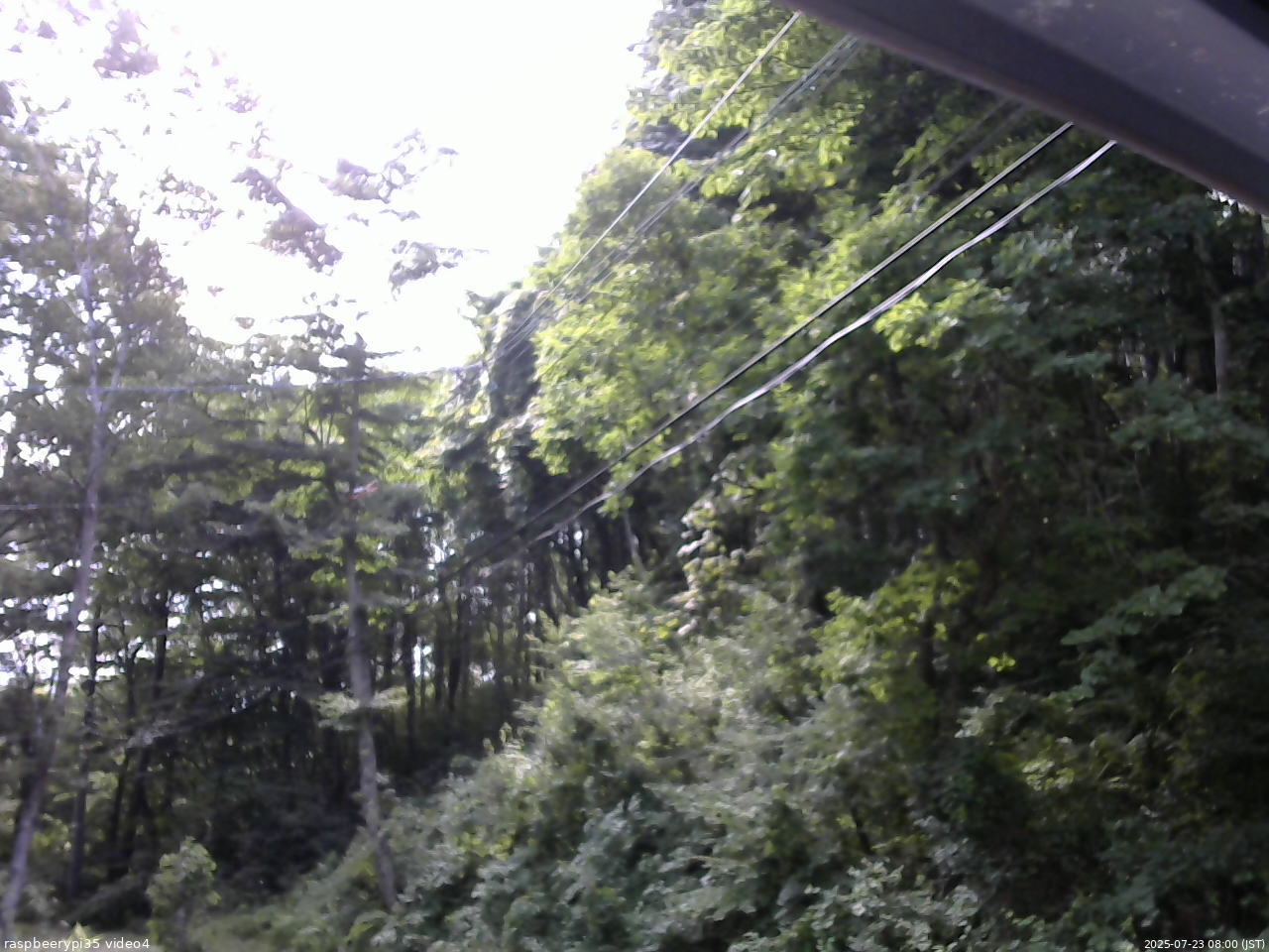 長野県菅平高原 ゆたか山荘 東側上空 2025/07/23 08:00
