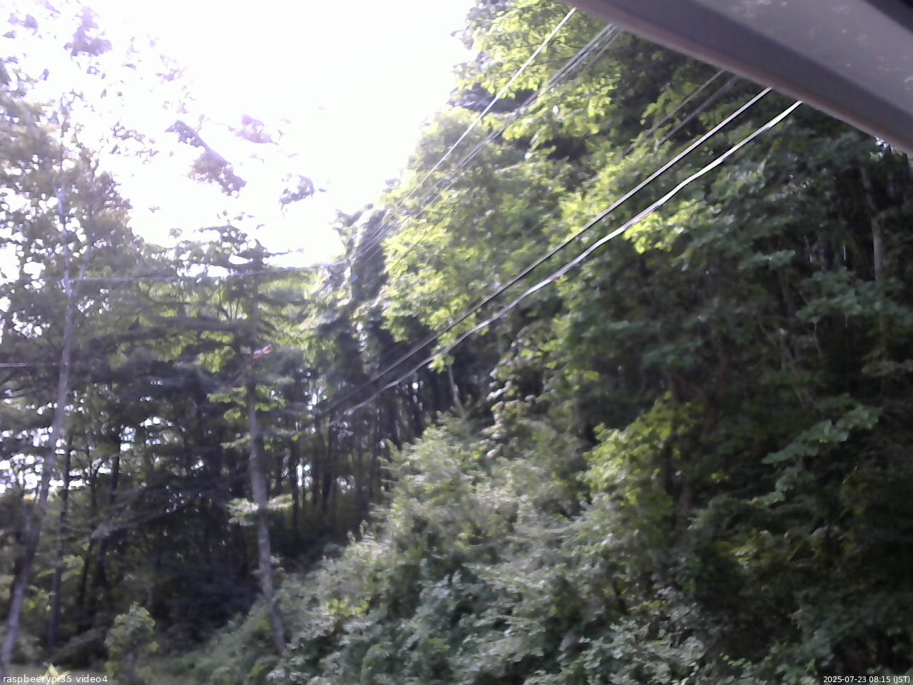 長野県菅平高原 ゆたか山荘 東側上空 2025/07/23 08:15