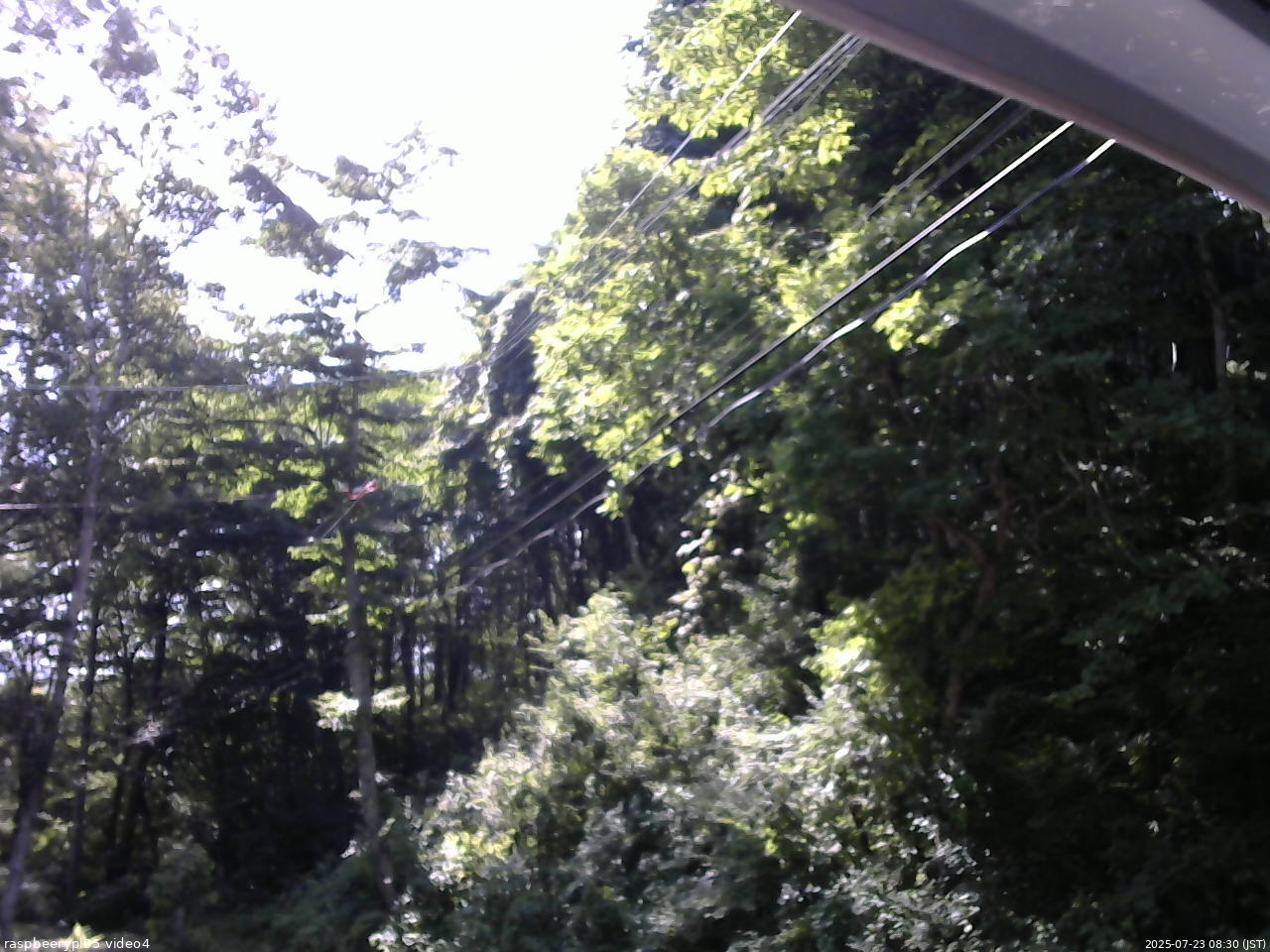 長野県菅平高原 ゆたか山荘 東側上空 2025/07/23 08:30