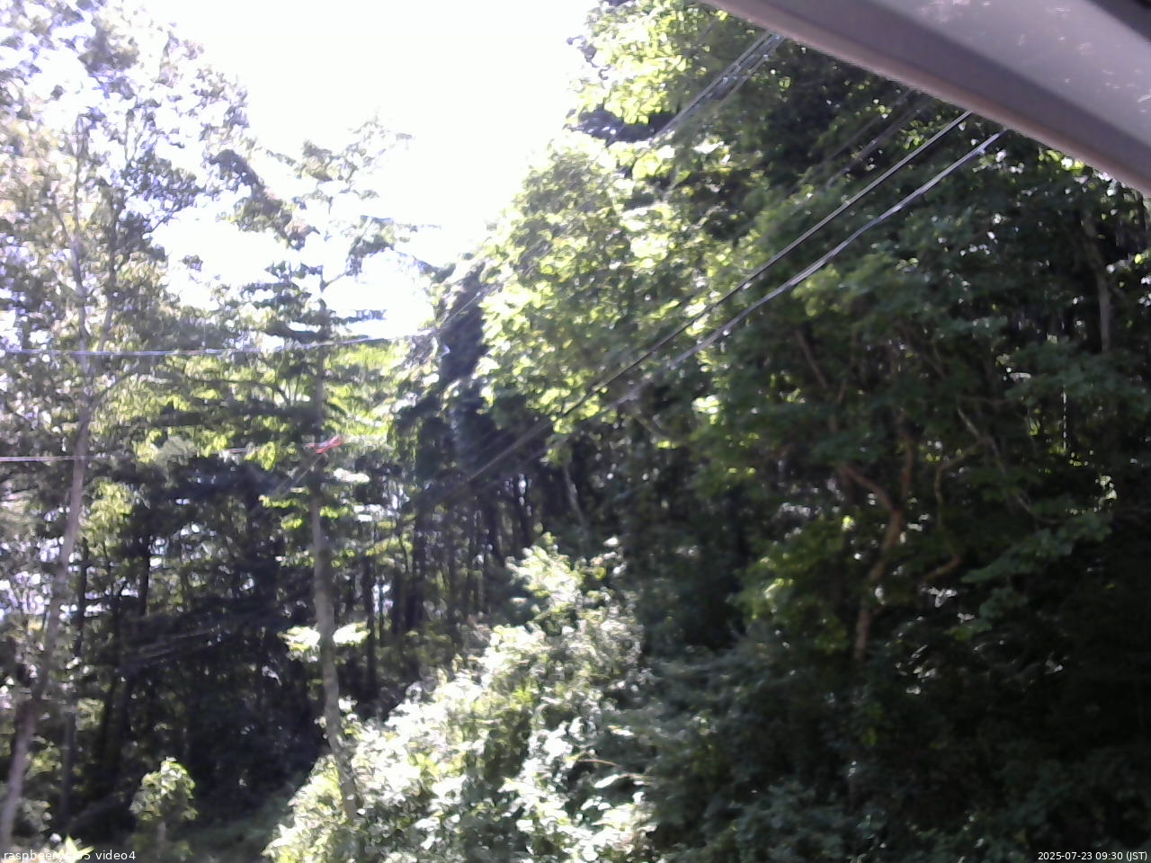 長野県菅平高原 ゆたか山荘 東側上空 2025/07/23 09:30