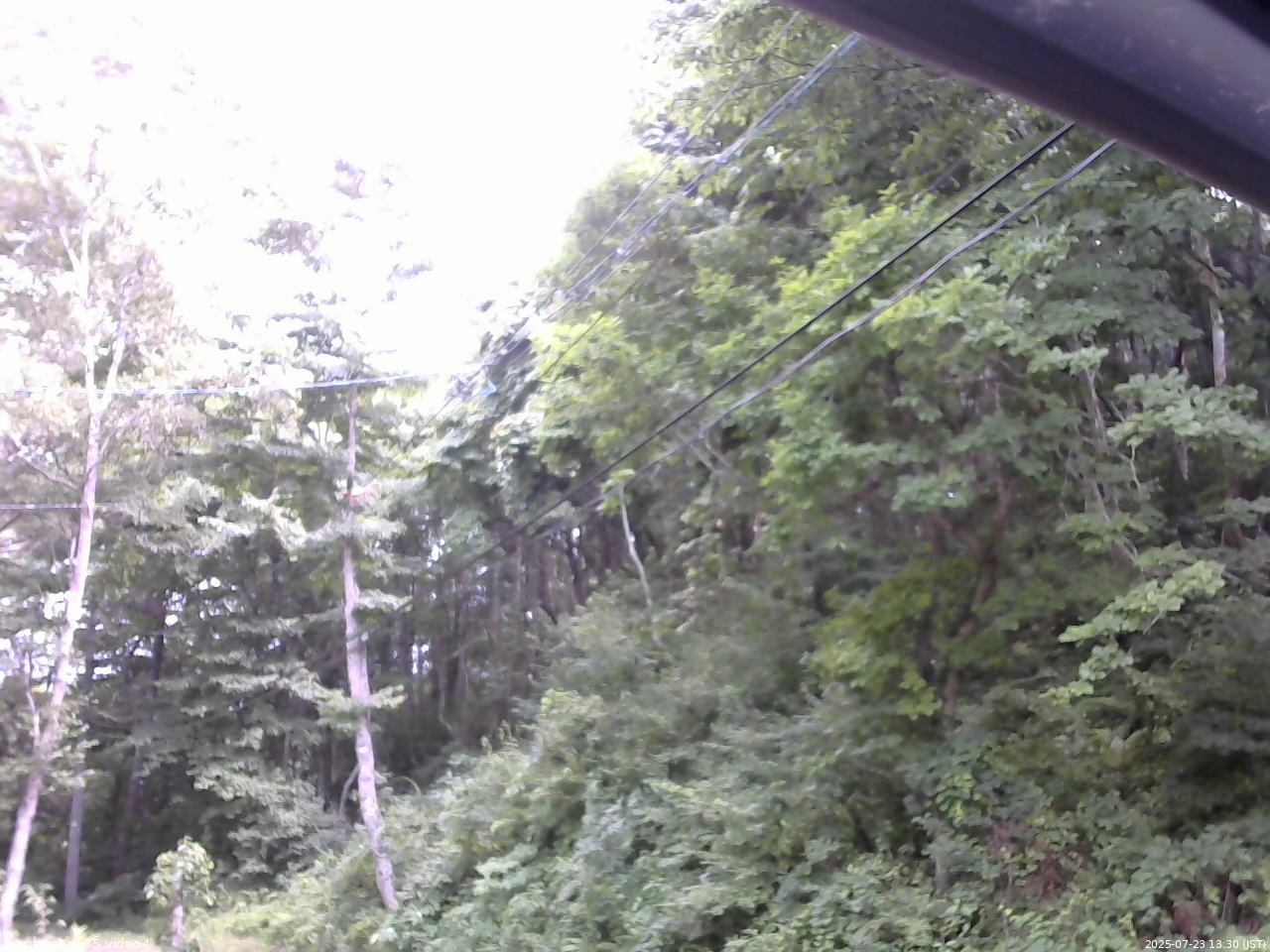 長野県菅平高原 ゆたか山荘 東側上空 2025/07/23 13:30