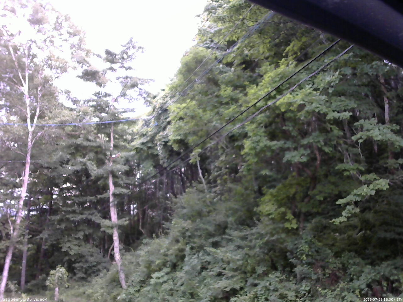 長野県菅平高原 ゆたか山荘 東側上空 2025/07/23 16:30