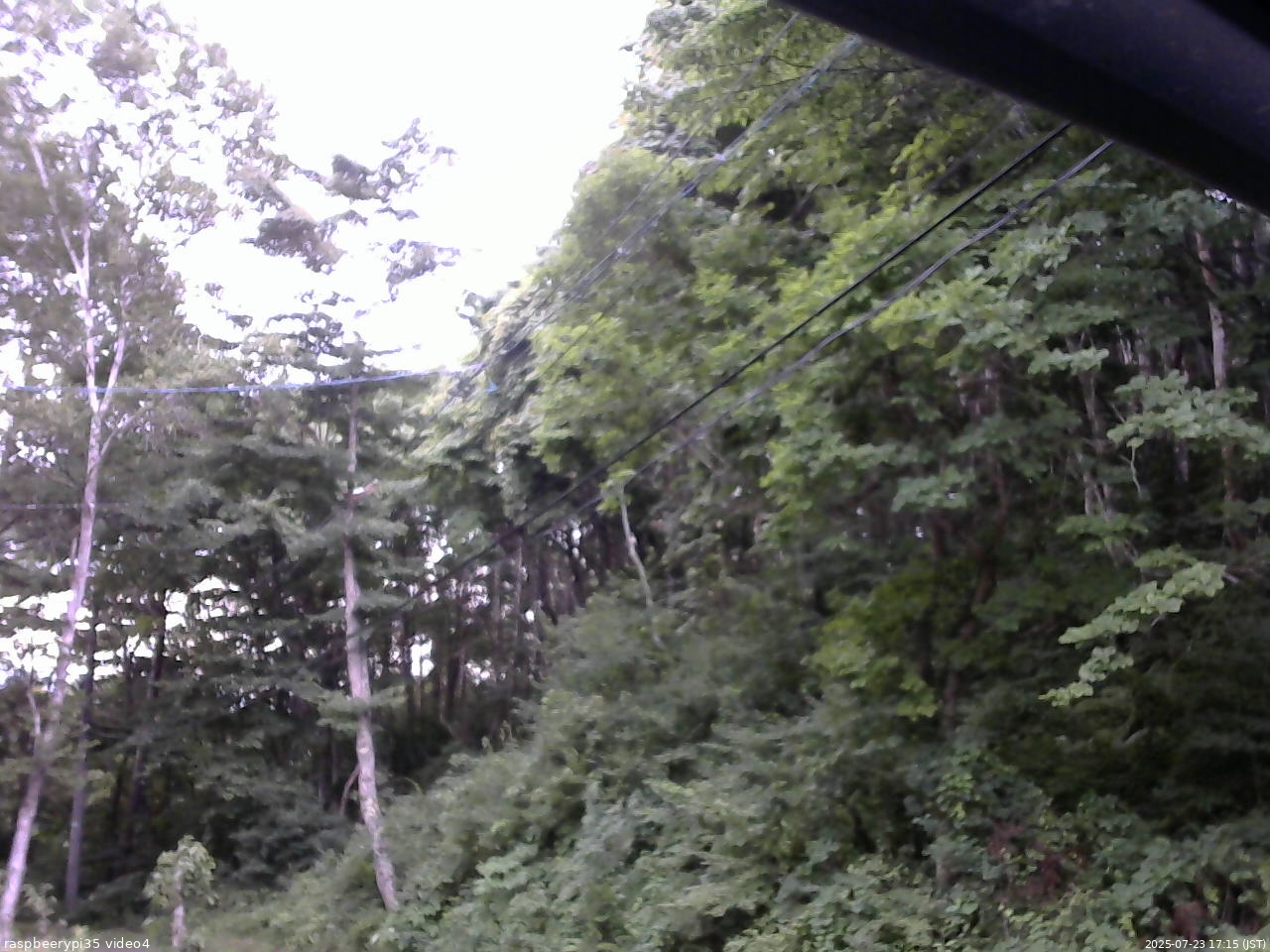 長野県菅平高原 ゆたか山荘 東側上空 2025/07/23 17:15