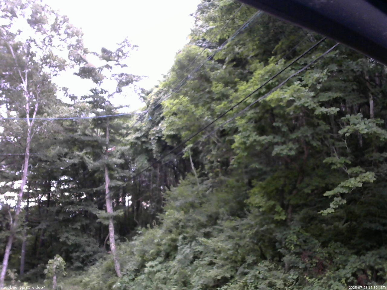 長野県菅平高原 ゆたか山荘 東側上空 2025/07/23 17:30
