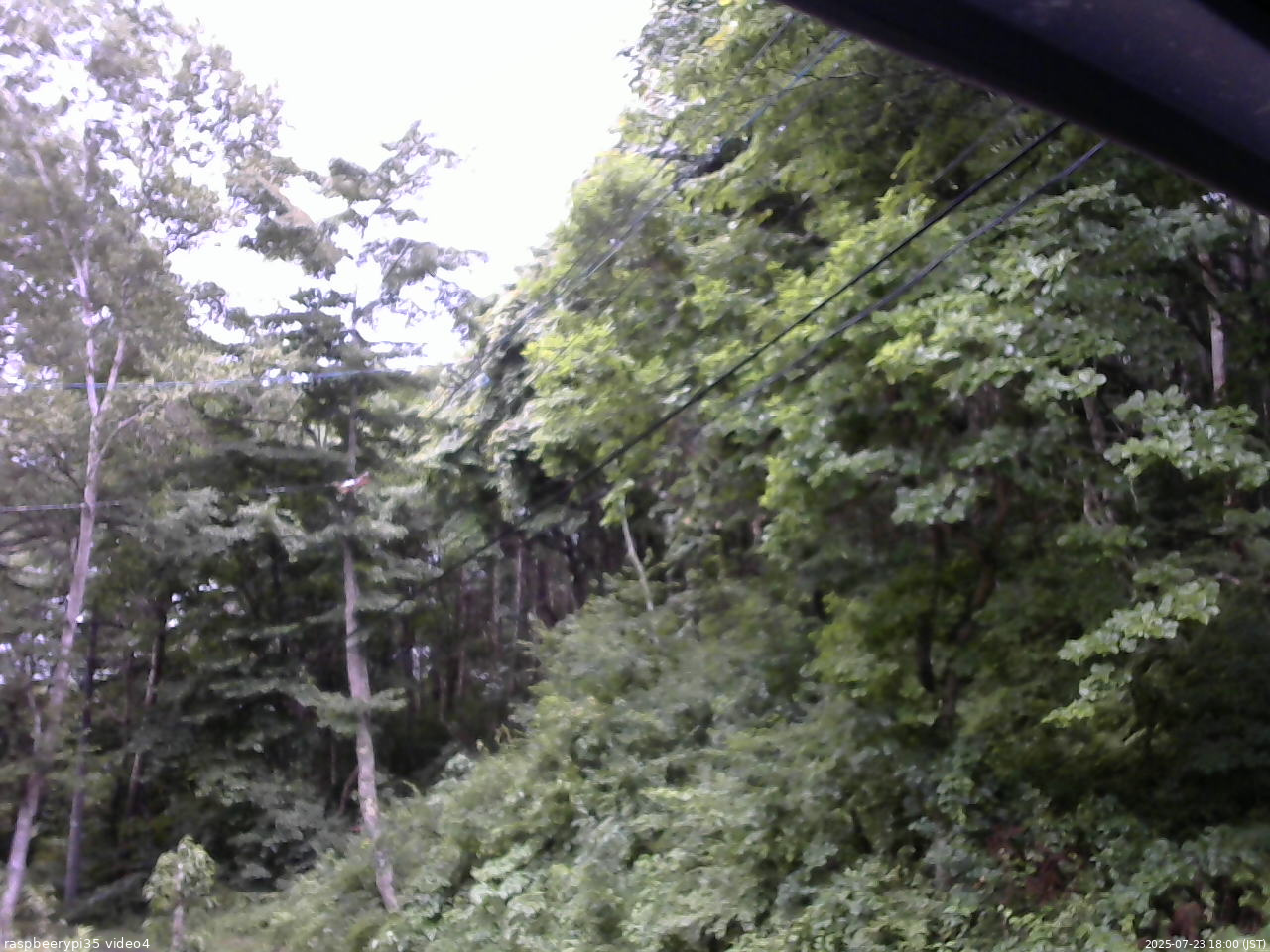 長野県菅平高原 ゆたか山荘 東側上空 2025/07/23 18:00