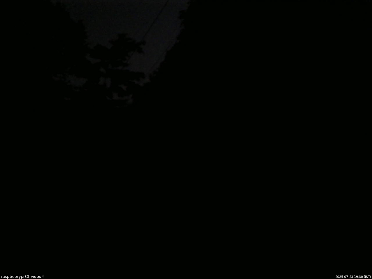 長野県菅平高原 ゆたか山荘 東側上空 2025/07/23 19:30