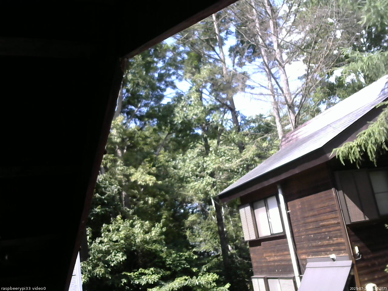 長野県菅平高原 ゆたか山荘 北側 2025/07/24 14:30