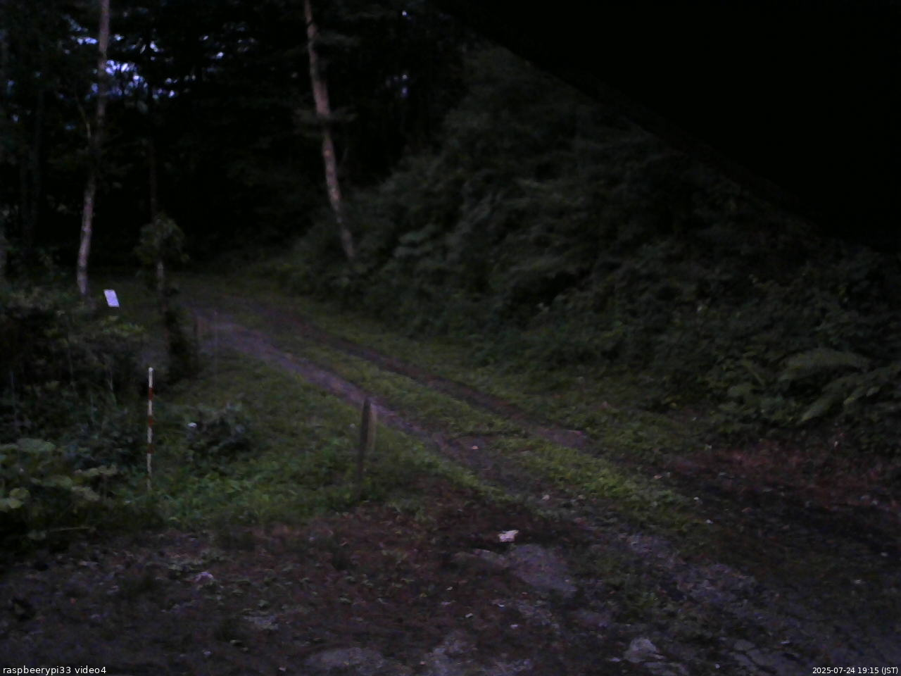 長野県菅平高原 ゆたか山荘 東側(坂下) 2025/07/24 19:15
